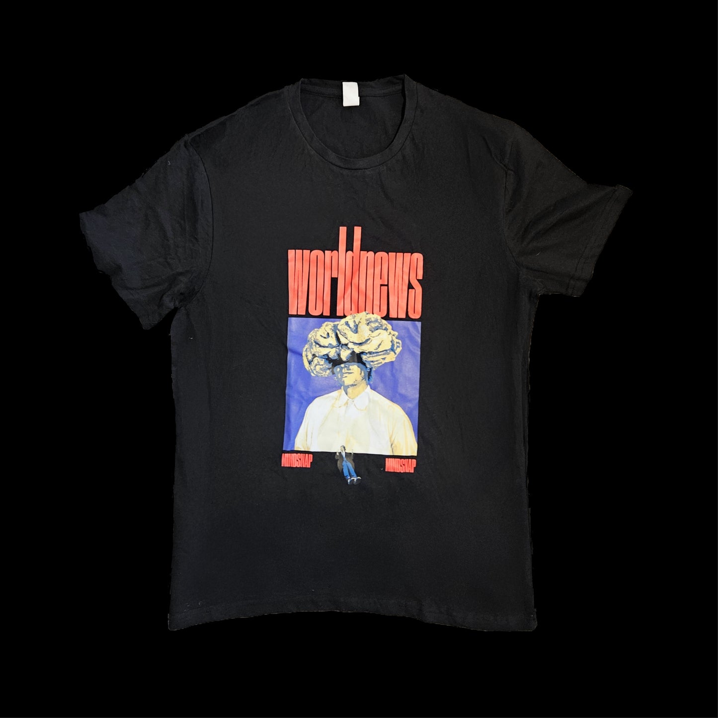 World News "Mindsnap" T-shirt black