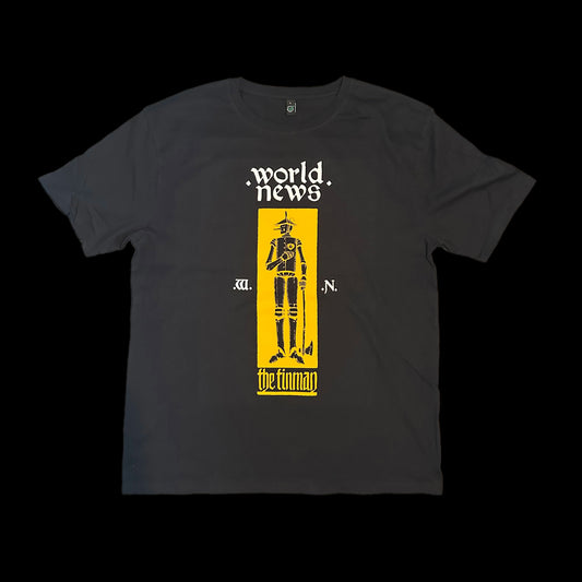 World News 'The Tinman' Black Screen printed T-Shirt